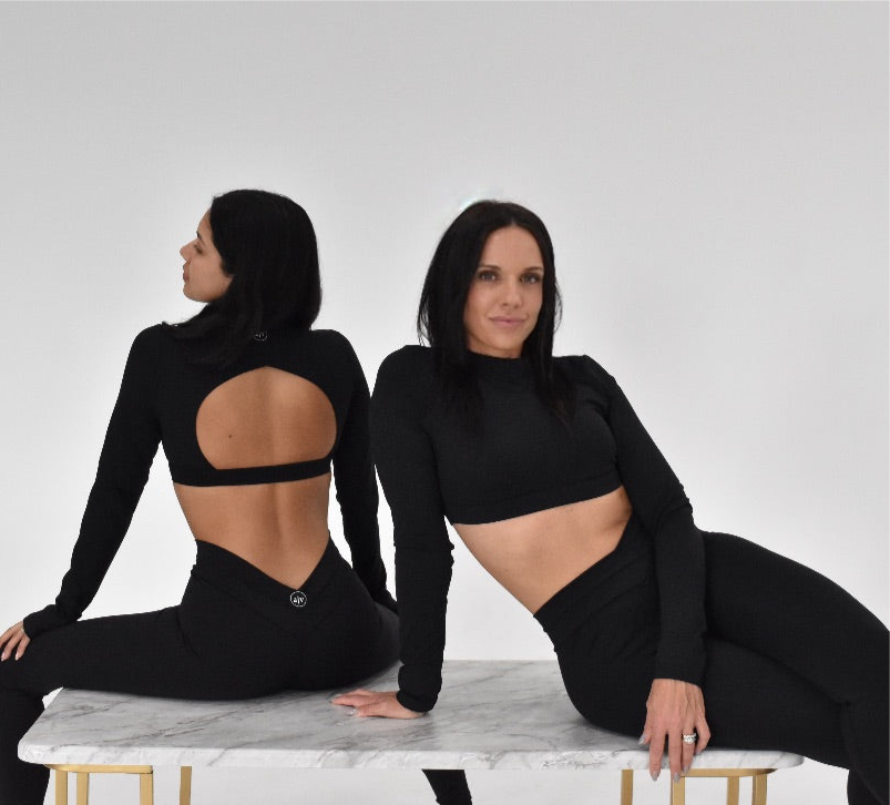 Melanie long-sleeve top