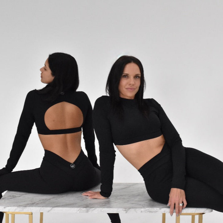 Melanie long-sleeve top