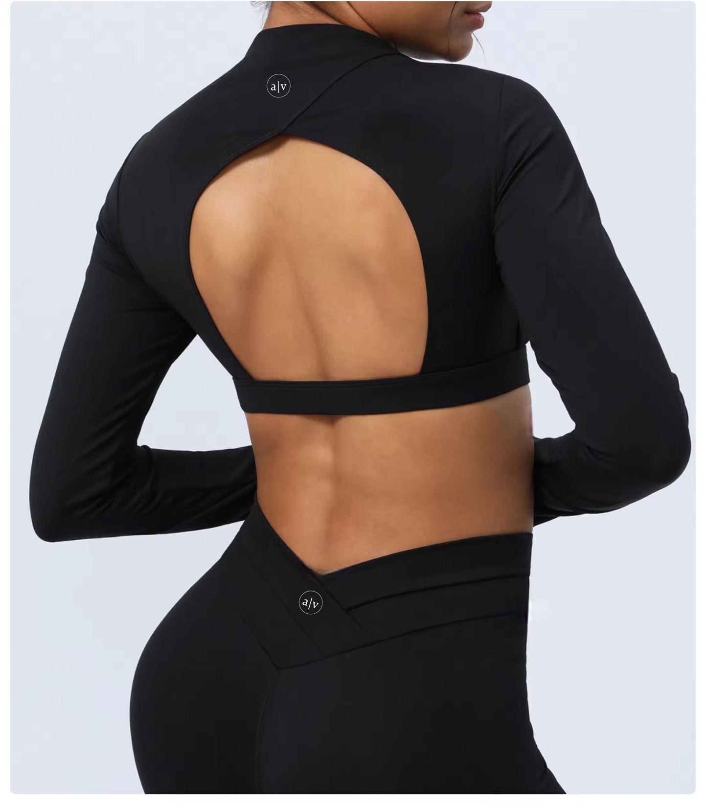 Melanie long-sleeve top